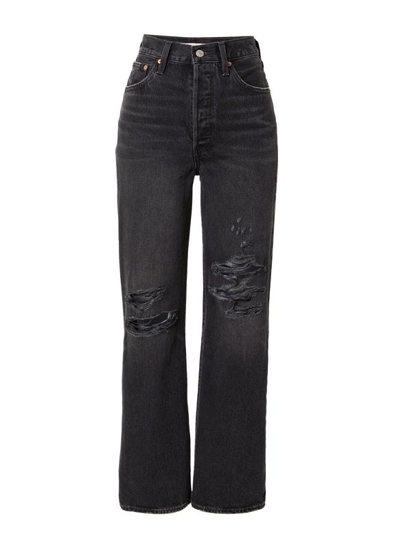 LEVI'S ® LEVI'S ® Traperice 'Ribcage Straight Ankle'  crni traper