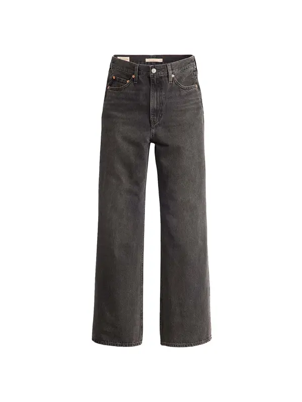 LEVI'S ® LEVI'S ® Traperice 'Ribcage Wide Leg '  crni traper