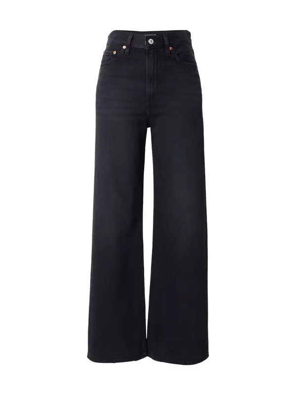 LEVI'S ® LEVI'S ® Traperice 'Ribcage Wide Leg Jeans'  crni traper