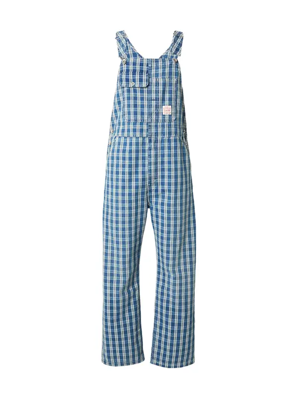Levi's LEVI'S ® Traperice s tregerima 'Loose Lightweight Overalls'  plavi traper / svijetloplava / prljavo bijela