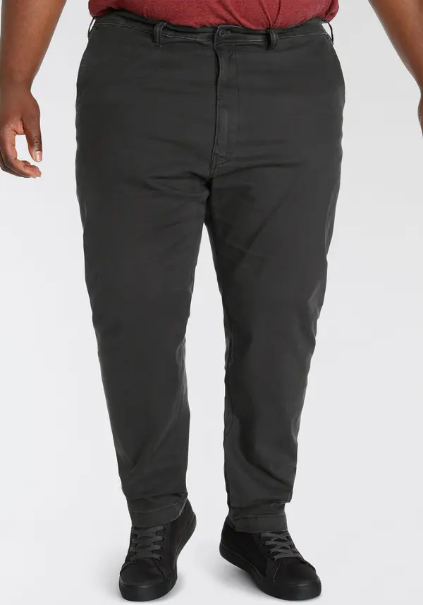 Levi's® Big & Tall Levi's® Big & Tall Chino hlače 'XX Chino Standard Taper Pants (Big & Tall)'  crna