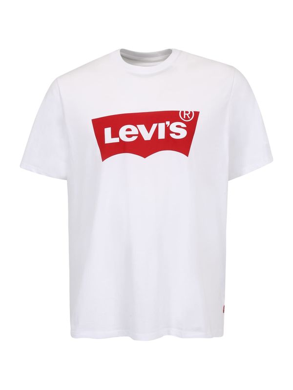 Levi's® Big & Tall Levi's® Big & Tall Majica 'B&T Big Graphic Tee'  crvena / bijela
