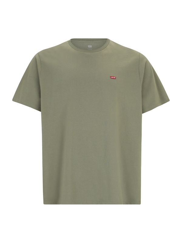 Levi's® Big & Tall Levi's® Big & Tall Majica  maslinasta / svijetlo crvena / bijela