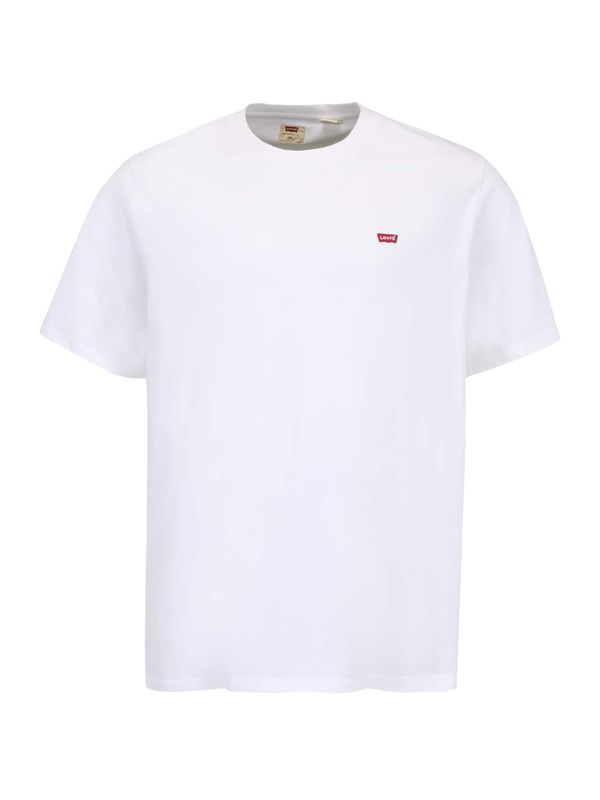 Levi's® Big & Tall Levi's® Big & Tall Majica 'Original Housemark Tee'  crvena / bijela