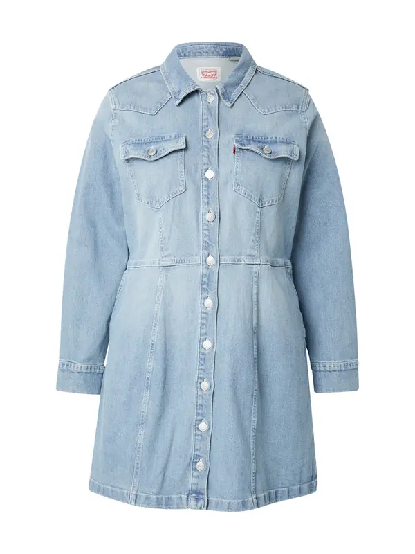 Levi's® Plus Levi's® Plus Košulja haljina 'Flynn Western Dress'  plavi traper