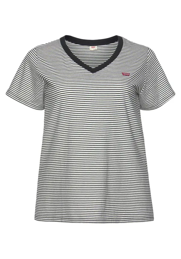 Levi's® Plus Levi's® Plus Majica  crna / bijela