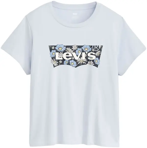 Levi's® Plus Levi's® Plus Majica 'Perfect'  morsko plava / svijetloplava / pastelno žuta / bijela