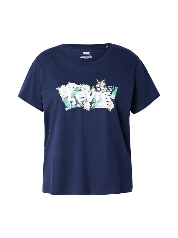 Levi's® Plus Levi's® Plus Majica 'Perfect'  morsko plava / zelena / pastelno crvena / bijela