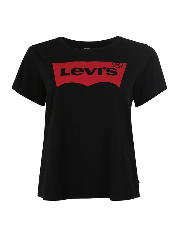 Levi's® Plus Levi's® Plus Majica 'PL Perfect Tee'  crvena / crna