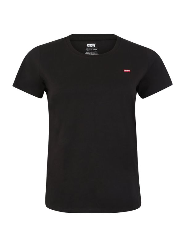 Levi's® Plus Levi's® Plus Majica 'PL The Perfect Tee'  crvena / crna / bijela
