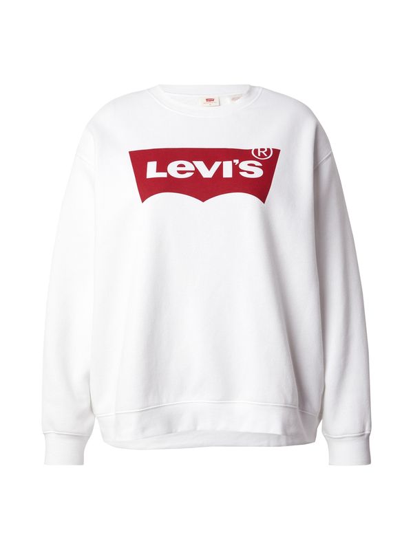 Levi's® Plus Levi's® Plus Sweater majica 'EVERYDAY'  crvena / bijela