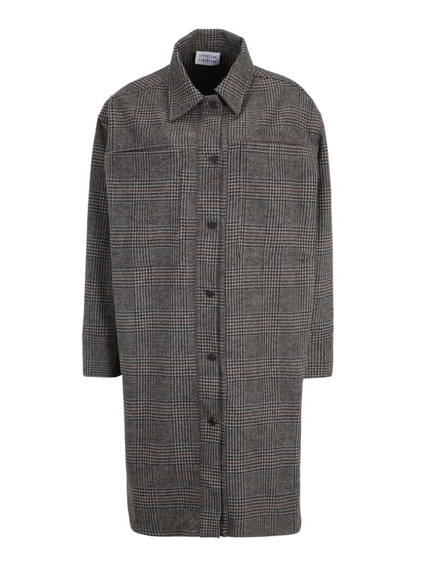 Libertine-Libertine Libertine-Libertine Košulja haljina 'Lead'  siva / bordo / crna