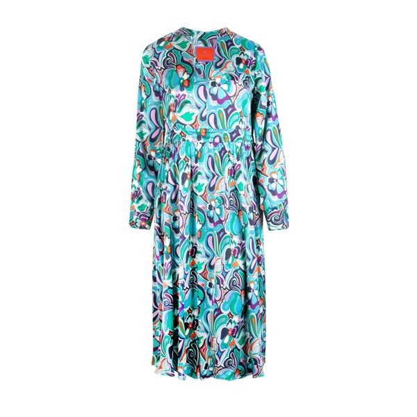 LIEBLINGSSTÜCK LIEBLINGSSTÜCK Haljina 'Ruje'  svijetloplava / tamno zelena / narančasta / bijela