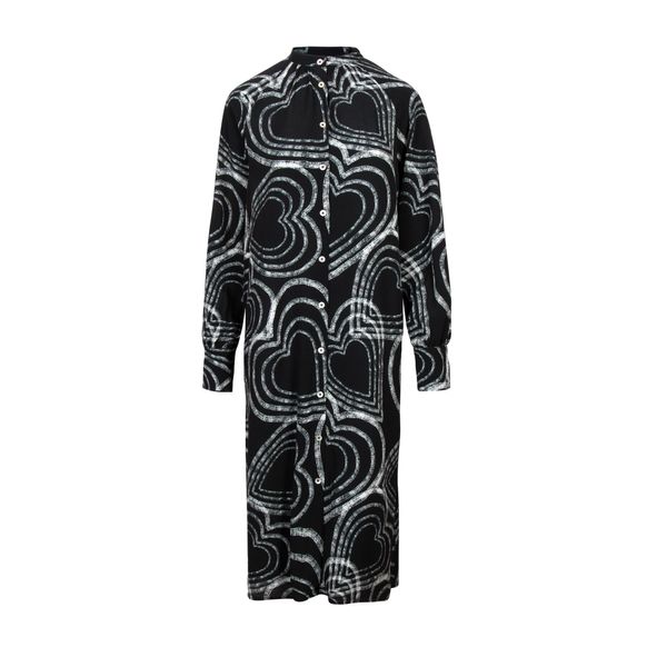 LIEBLINGSSTÜCK LIEBLINGSSTÜCK Košulja haljina 'Ralenda'  crna / bijela