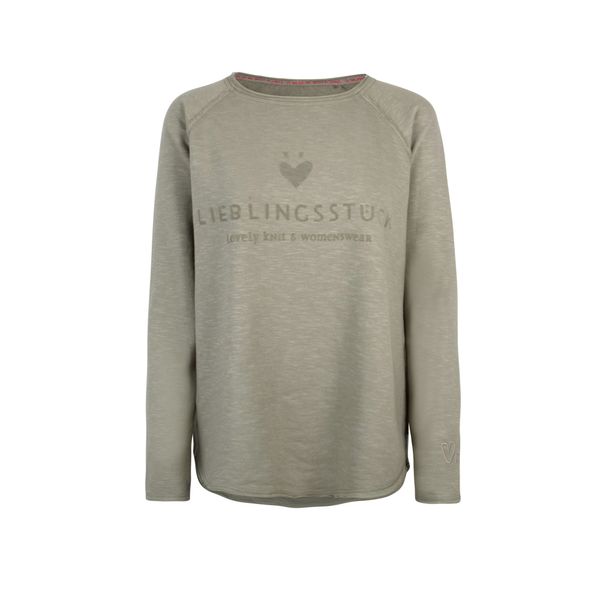 LIEBLINGSSTÜCK LIEBLINGSSTÜCK Majica 'Cathrina'  smeđa melange / zelena