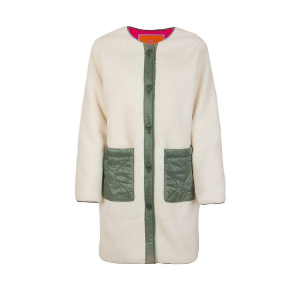 LIEBLINGSSTÜCK LIEBLINGSSTÜCK Prijelazni kaput 'Italia'  zelena / prljavo bijela