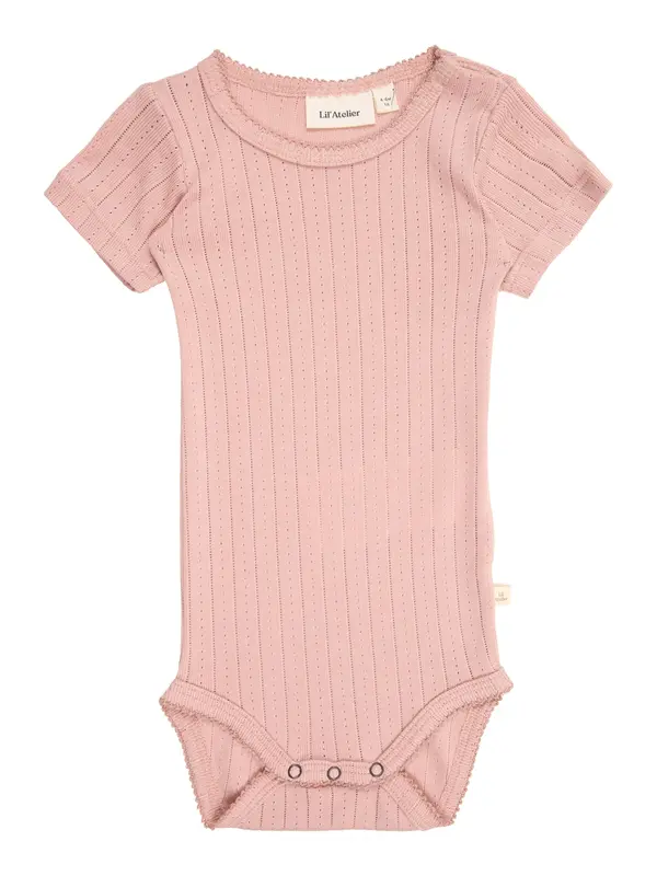 Lil'Atelier Lil'Atelier Dječji bodi 'NBFRACHELS'  prljavo roza