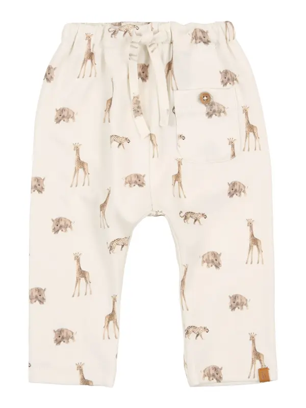 Lil'Atelier Lil'Atelier Hlače 'NBMGAYO'  bež / karamela / bijela