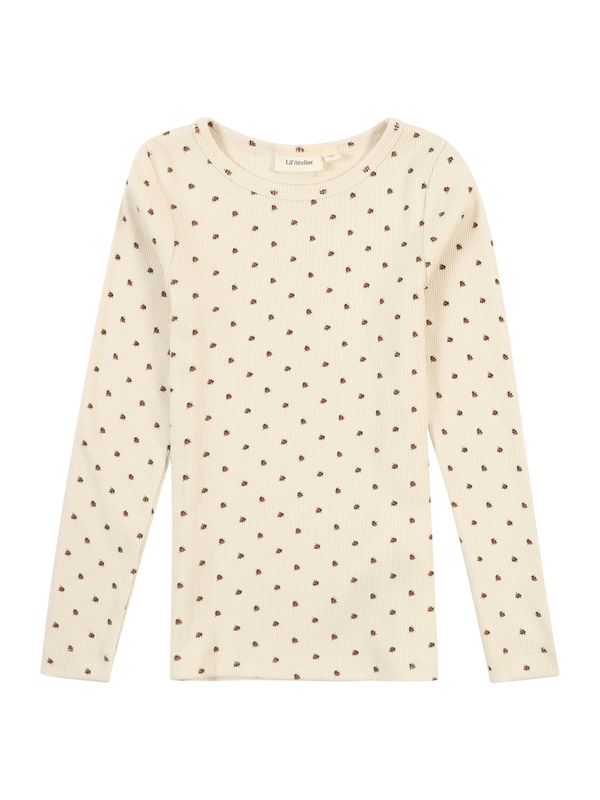 Lil'Atelier Lil'Atelier Majica 'NMNLAGO KIM'  toplo smeđa / tamno narančasta / crna