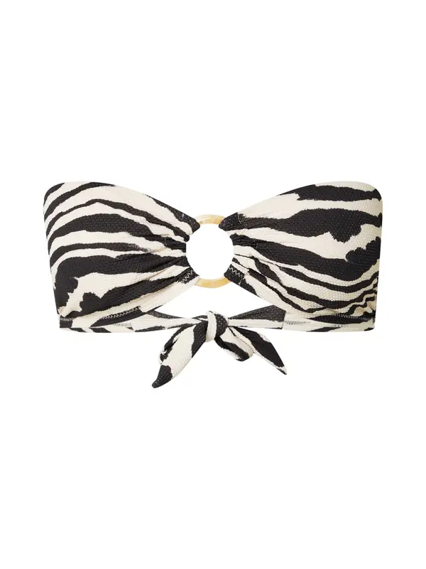 Lindex Lindex Bikini gornji dio  crna / bijela