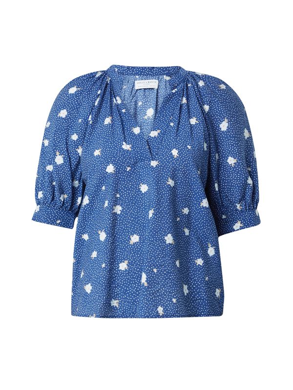 Lindex Lindex Bluza 'Maja'  bež / tamno plava / bijela