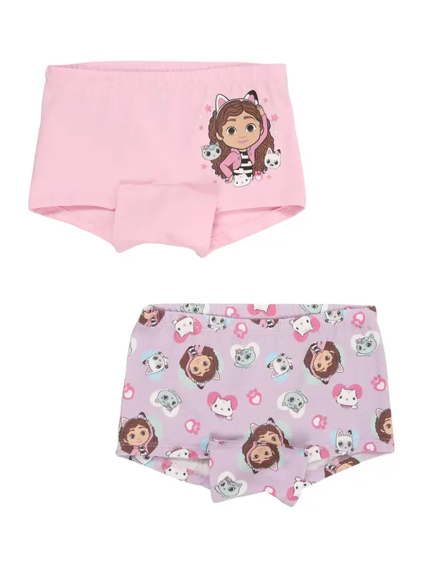 Lindex Lindex Gaće 'Gabbys Dollh'  smeđa / lavanda / roza / bijela