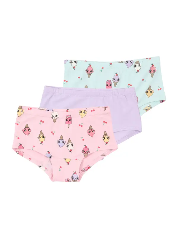 Lindex Lindex Gaće 'Icecream Kawaii'  pastelno plava / lila / roza