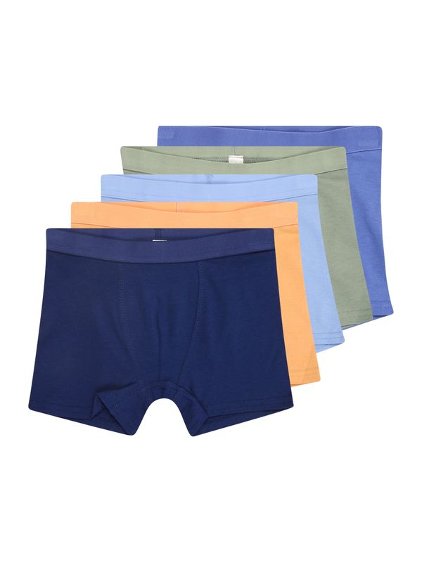 Lindex Lindex Gaće  mornarsko plava / plavi traper / svijetloplava / kaki / svijetlonarančasta