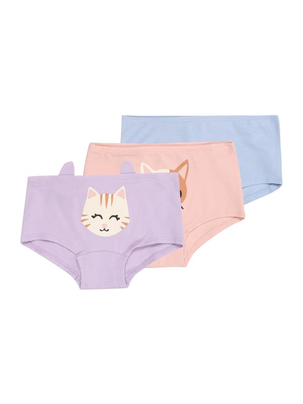 Lindex Lindex Gaće  svijetlobež / svijetloplava / lavanda / rosé