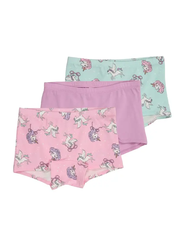 Lindex Lindex Gaće 'Unicorns And Bows'  menta / roza / roza