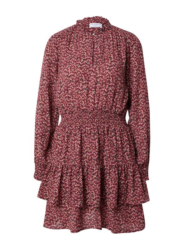 Lindex Lindex Haljina 'Diana'  prljavo roza / tamno roza / crna / bijela