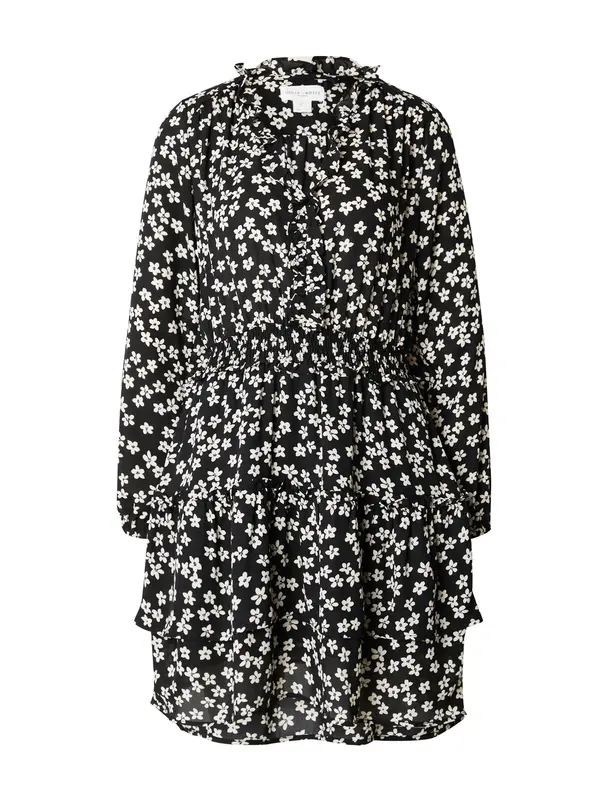 Lindex Lindex Haljina 'Junie'  crna / bijela