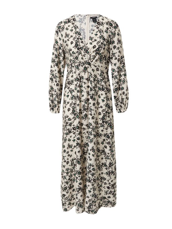 Lindex Lindex Haljina  svijetlobež / zelena / crna