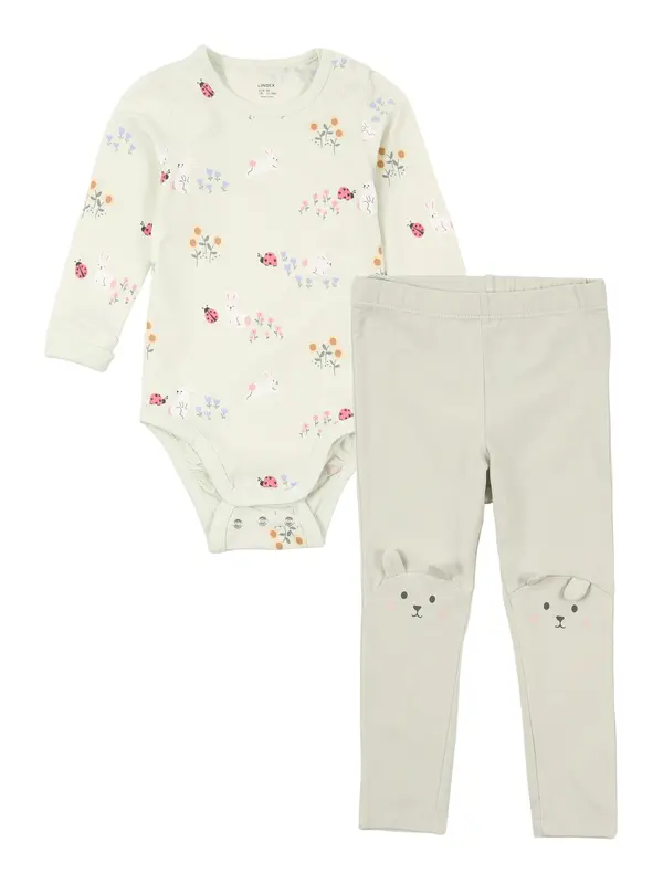 Lindex Lindex Komplet  pastelno zelena / lavanda / roza / bijela