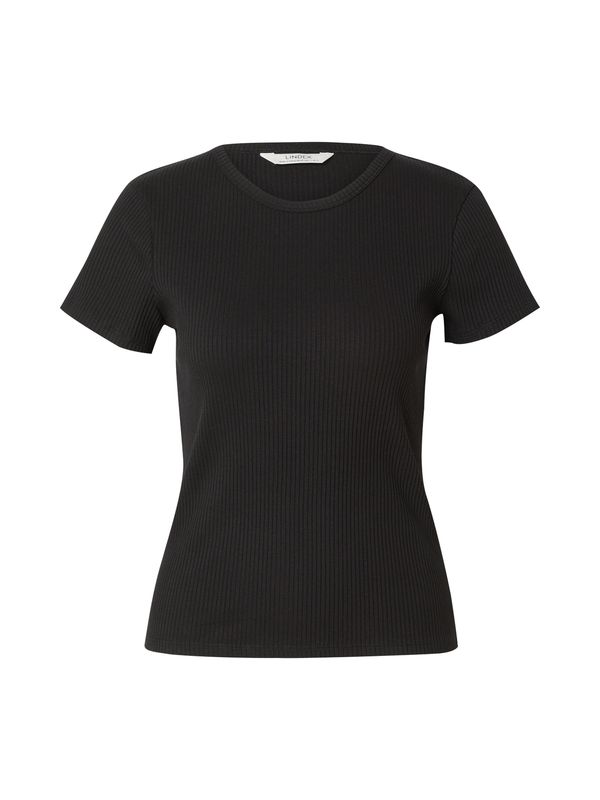 Lindex Lindex Majica 'Love'  crna