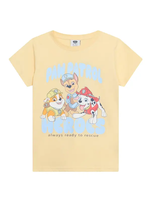 Lindex Lindex Majica 'Paw Patrol Heroes'  svijetloplava / tamno plava / pastelno žuta / bijela