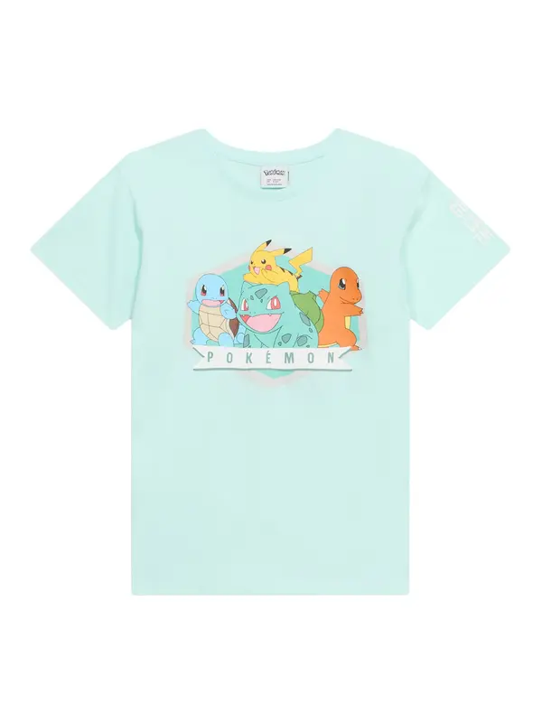 Lindex Lindex Majica 'Pokemon'  tirkiz / azur / žuta / narančasta