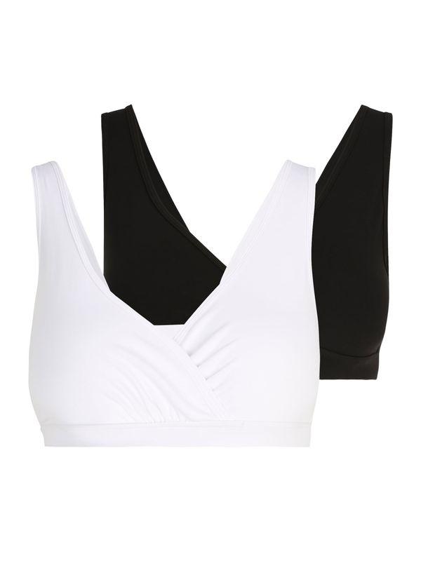 Lindex Maternity Lindex Maternity Grudnjak za dojenje  crna / bijela