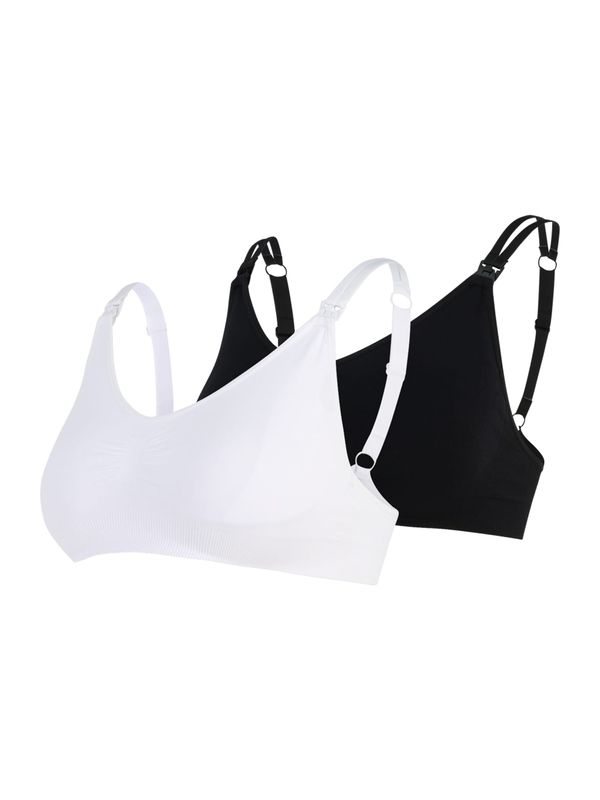 Lindex Maternity Lindex Maternity Grudnjak za dojenje  crna / bijela