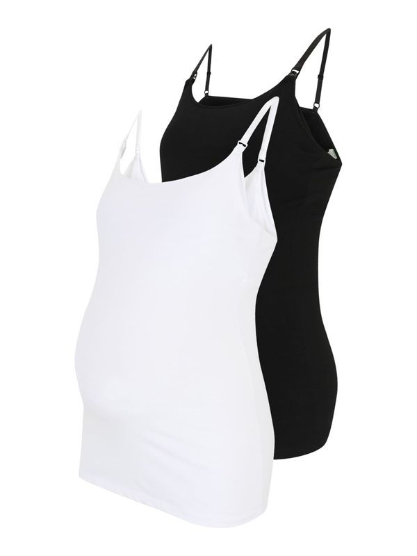 Lindex Maternity Lindex Maternity Top  crna / bijela