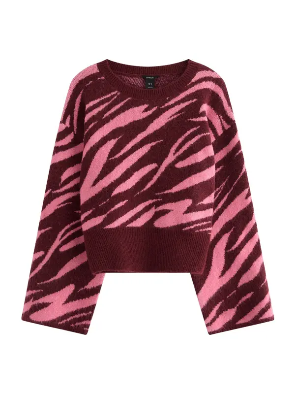Lindex Lindex Pulover 'Hermina'  svijetloroza / burgund