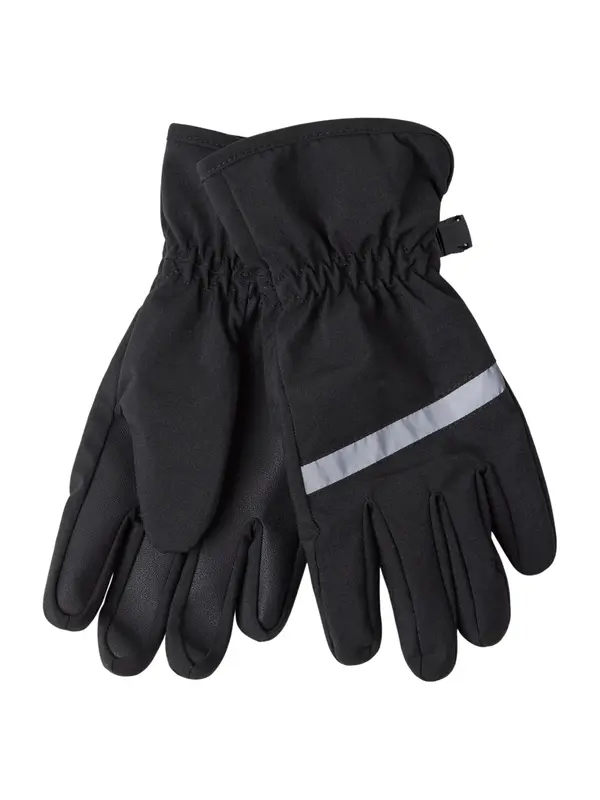 Lindex Lindex Rukavice  svijetlosiva / crna