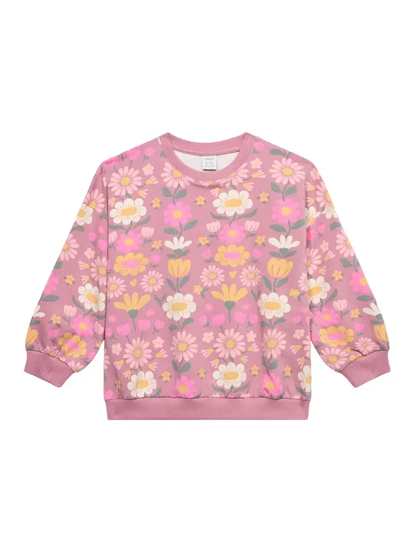 Lindex Lindex Sweater majica  bež / med / lila / roza