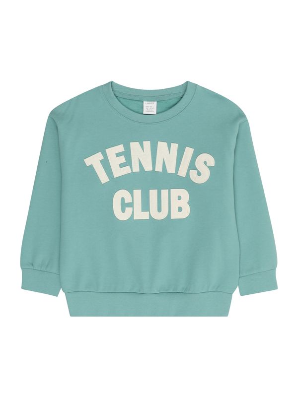 Lindex Lindex Sweater majica  zelena / prljavo bijela