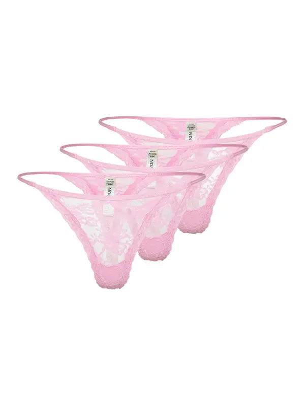 Lindex Lindex Tanga gaćice 'Jennie'  svijetloroza
