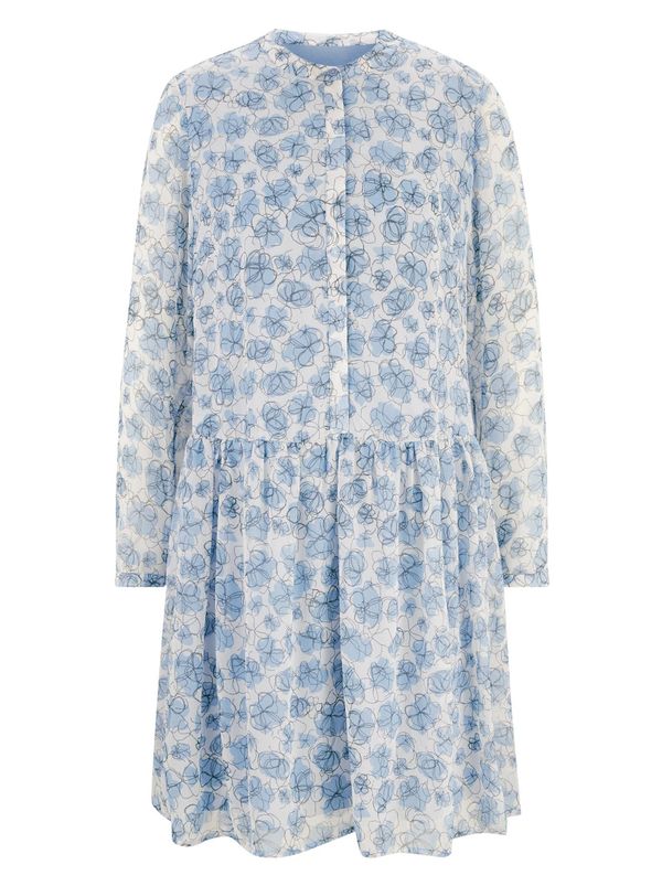 Linea Tesini by heine Linea Tesini by heine Košulja haljina  boja pijeska / svijetloplava / crna