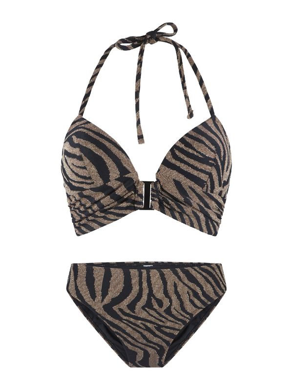 LingaDore LingaDore Bikini  smeđa melange / crna