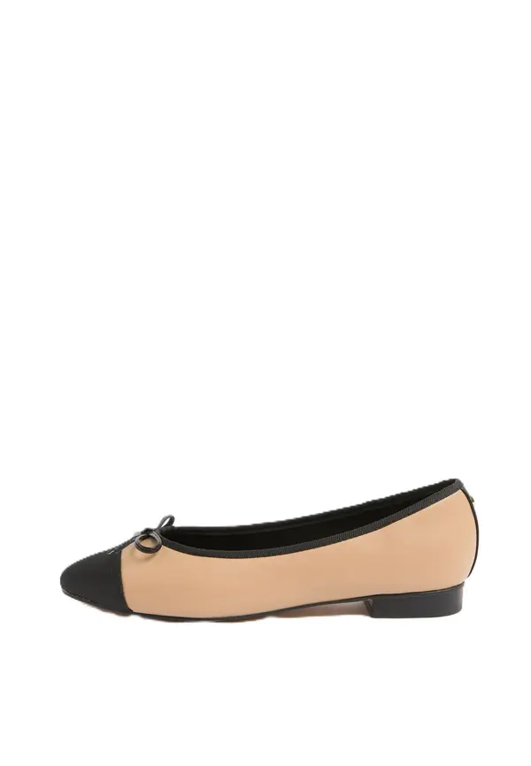 Lipsy Lipsy Balerinke  boja devine dlake (camel) / crna