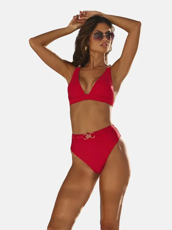 Lipsy Lipsy Bikini gornji dio  crvena