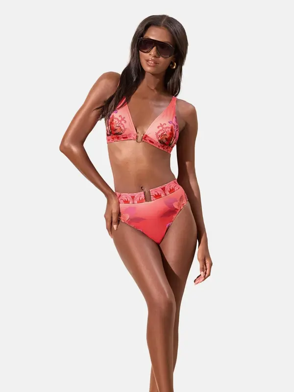 Lipsy Lipsy Bikini gornji dio  ljubičasta / roza / crvena